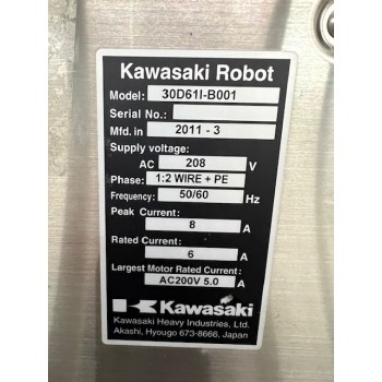 Kawasaki 30D61I-B001 Robot Controller